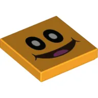 Tile 2 x 2 with Smiling Pokey Face Print