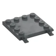 Plate Special 4 x 4 with Studs on Edges and Clips Horizontal