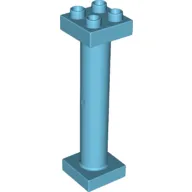 Duplo Support Column 2 x 2 x 6 Round with Open Latticed Back