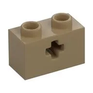 Technic Brick 1 x 2 with Axle Hole Type 1 [+ Opening] and Bottom Pin