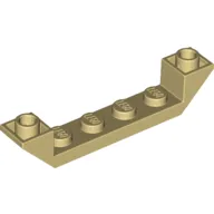 Slope Inverted 45° 6 x 1 Double with 1 x 4 Recessed
