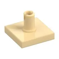Tile Special 2 x 2 with Top Pin [Squared Holes]