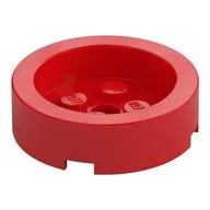 Brick Round 4 x 4 with Recessed Center