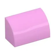 Brick Curved 1 x 2 x 1 No Studs