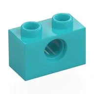 Technic Brick 1 x 2 [1 Pin Hole]