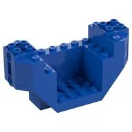 Wedge Brick Special 4 x 10 x 4 with 3 x 4 Recessed and Pin Holes- Plane Bottom
