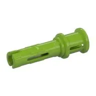 Technic Pin Long with Friction Ridges Lengthwise and Stop Bush [2 Lateral Holes, Small Pin Hole]