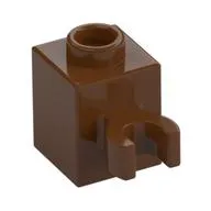 Brick Special 1 x 1 with Clip Vertical [Open O Clip, Hollow Stud]