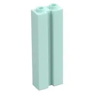Brick Special 1 x 2 x 5 with Groove