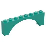 Brick Arch 1 x 8 x 2 Raised