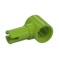 Technic Pin Connector Hub with 1 Pin with Friction Ridges Lengthwise [Square Holes]