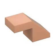 Slope 45° 2 x 1 with 2/3 Inverted Cutout and no stud