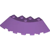 Brick Round Corner 6 x 6 with 33° Slope and Facet Cutout