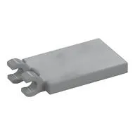 Tile Special 2 x 3 with 2 Clips without Tab between Clips
