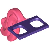 Minifig Hipwear Tail Unicorn Costume with Coral Tail Print