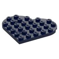 Plate Angled 6 x 6 Heart Shape