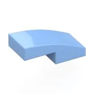 Brick Curved 2 x 1 No Studs [1/2 Bow]