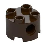 Brick Round 2 x 2, Pin Holes