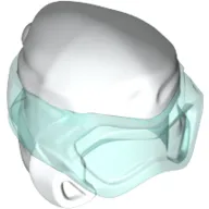 Wrap with Diving Mask, Trans-Light Blue Pattern