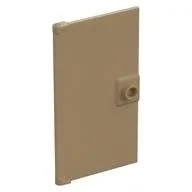 Door 1 x 4 x 6 Smooth with Chamfered Handle Plinth