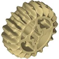 Technic Gear 20 Tooth Double Bevel with Axle Hole Type 1 [+ Opening]