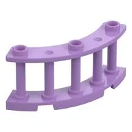 Fence Spindled 4 x 4 x 2 Quarter Round with 3 Studs