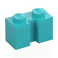 Brick Special 1 x 2 with Groove
