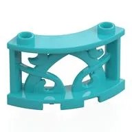Fence Decorative 3 x 3 x 2 Quarter Round with 2 Studs
