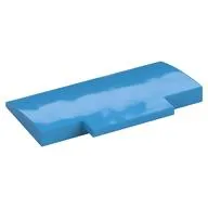 Slope Curved 5 x 8 x 2/3 with No Studs on Top