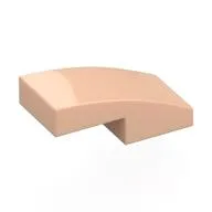 Slope Curved 2 x 1 No Studs [1/2 Bow]