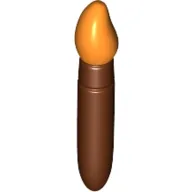 Equipment Paint Brush with Full Orange Tip Pattern