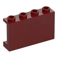 Panel 1 x 4 x 2 with Side Supports - Hollow Studs