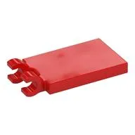 Tile Special 2 x 3 with 2 Clips without Tab between Clips