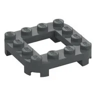 Plate Round Corners 4 x 4 x 2/3 Circle with 2 x 2 Opening
