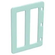 Duplo Door with Two Long Window Panes