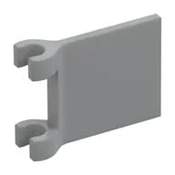Flag 2 x 2 Square, Flared Clip Edge [Thick Clips]