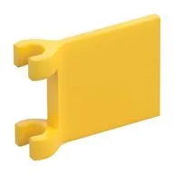 Flag 2 x 2 Square, Flared Clip Edge [Thick Clips]