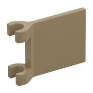 Flag 2 x 2 Square, Flared Clip Edge [Thick Clips]