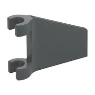 Flag 2 x 2 Trapezoid with Flared Area between Clips