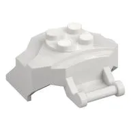 Large Figure Cover 4 x 3 x 2 with Bar, 4 Studs, Ridged