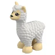Duplo Animal Alpaca, Tan Face, Ears, and Feet Print