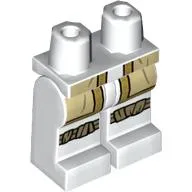 Hips and White Legs with Tan Robetails, Knee Wraps print