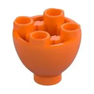 Brick Round 2 x 2 x 1 1/3 Inverted