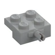 Plate Special 2 x 2 with Wheel Holder with Widened Center Pin