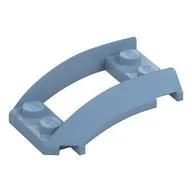 Wheel Arch, Curved Wedge 4 x 3 with 2 x 2 Opening and 4 Studs