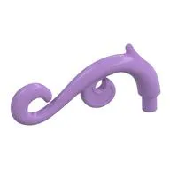 Curled Decorative Ornament with Bar
