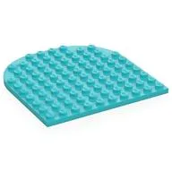 Plate 10 x 10 with Rounded End