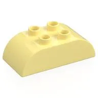 Duplo Brick 2 x 4 Curved Top