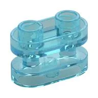 Brick Special 1 x 2 Rounded with Center Bars