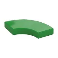 Tile 2 x 2 Curved, Macaroni